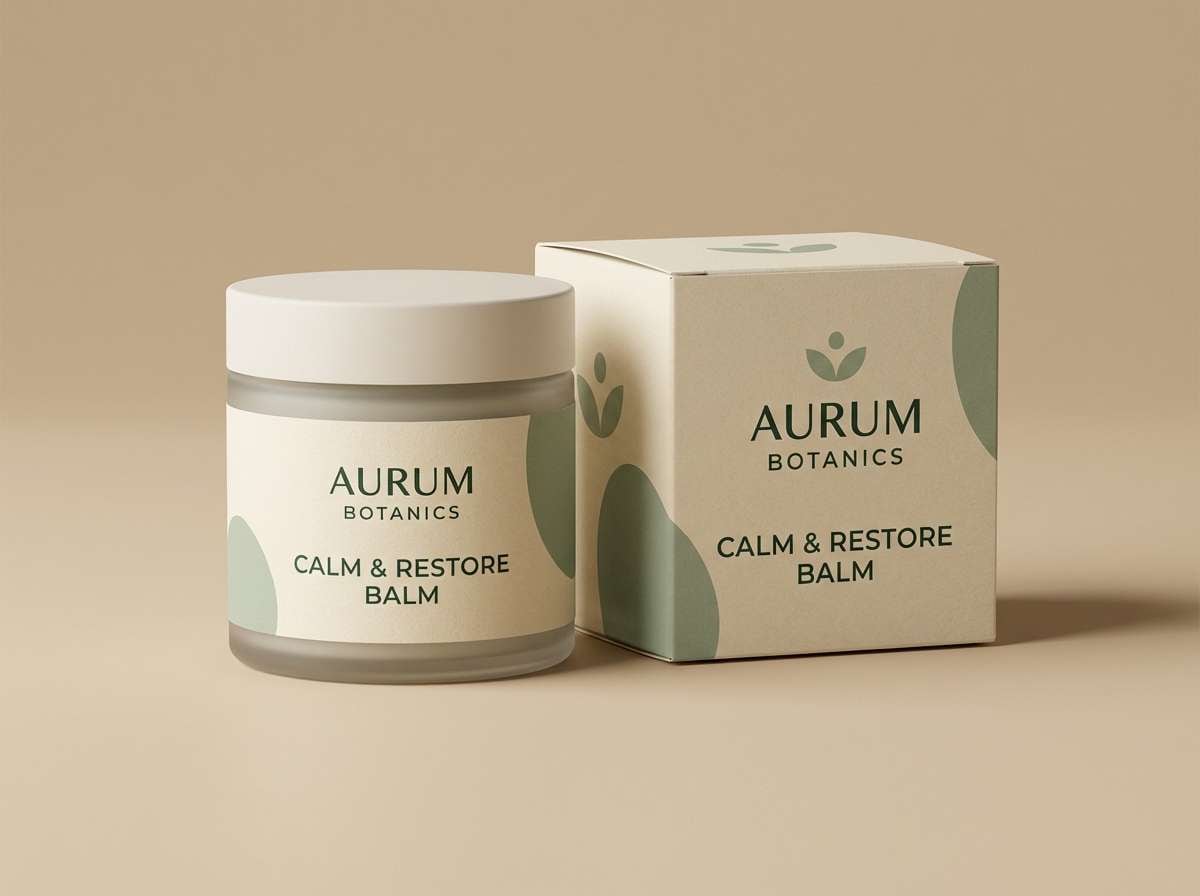 wellness packaging in sage