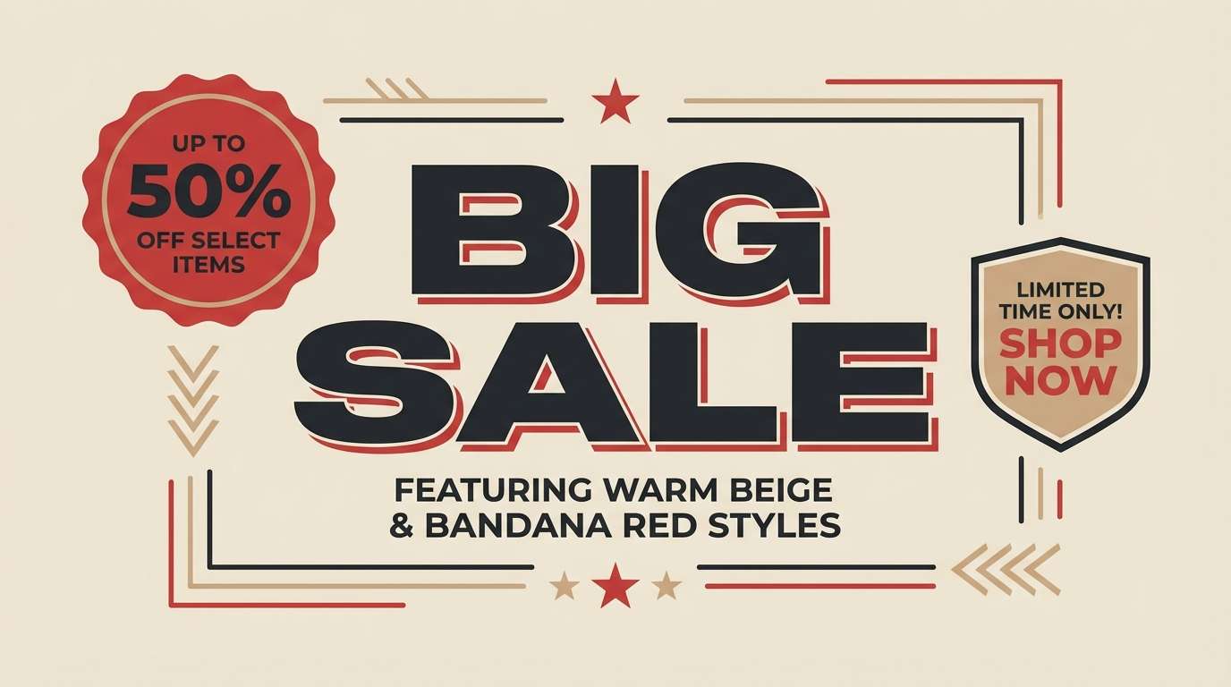 bandana sale banner