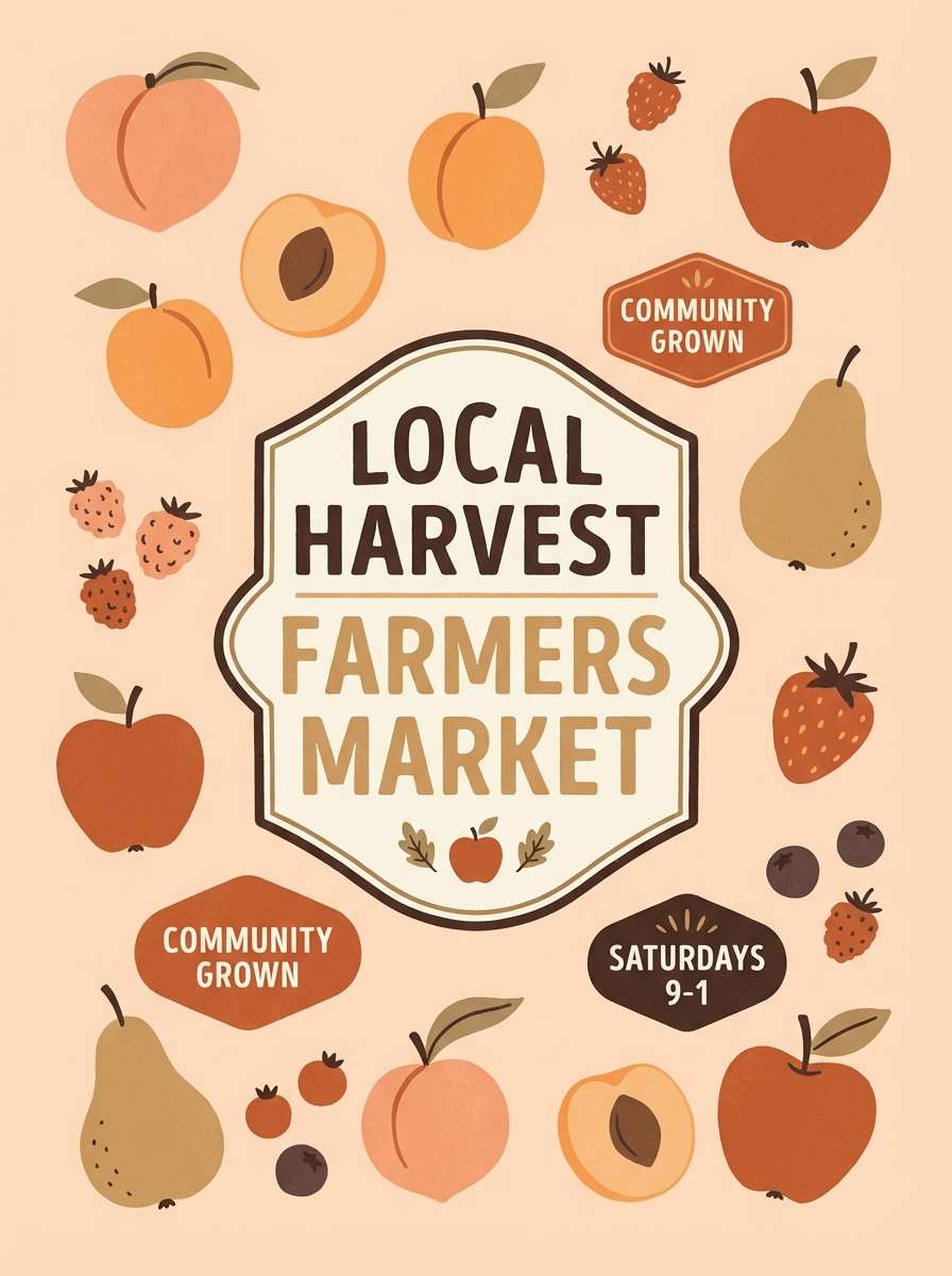 farmers market poster
