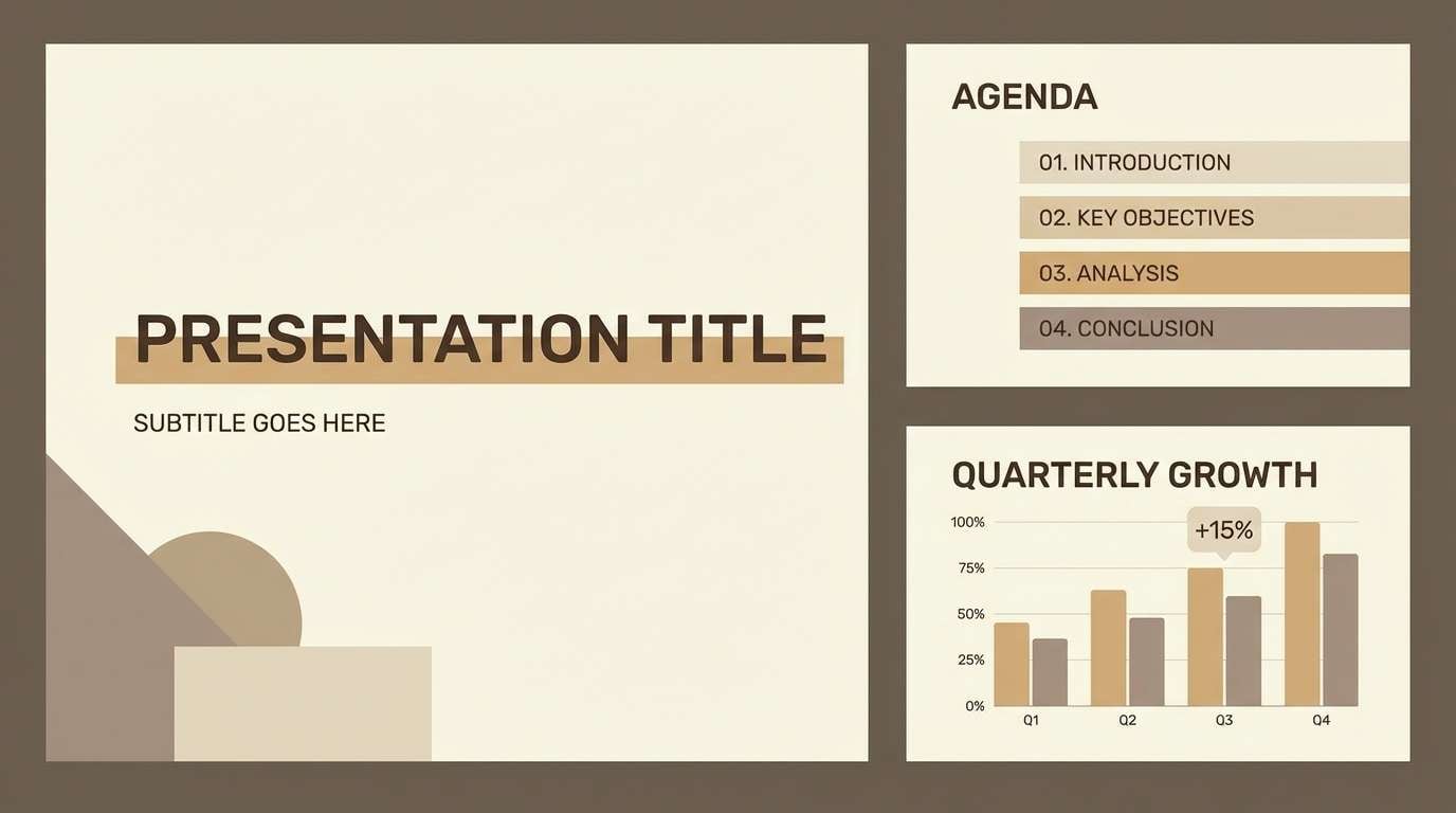 neutral slide template