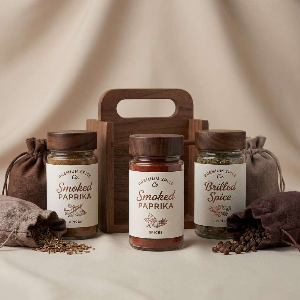 spice jar packaging
