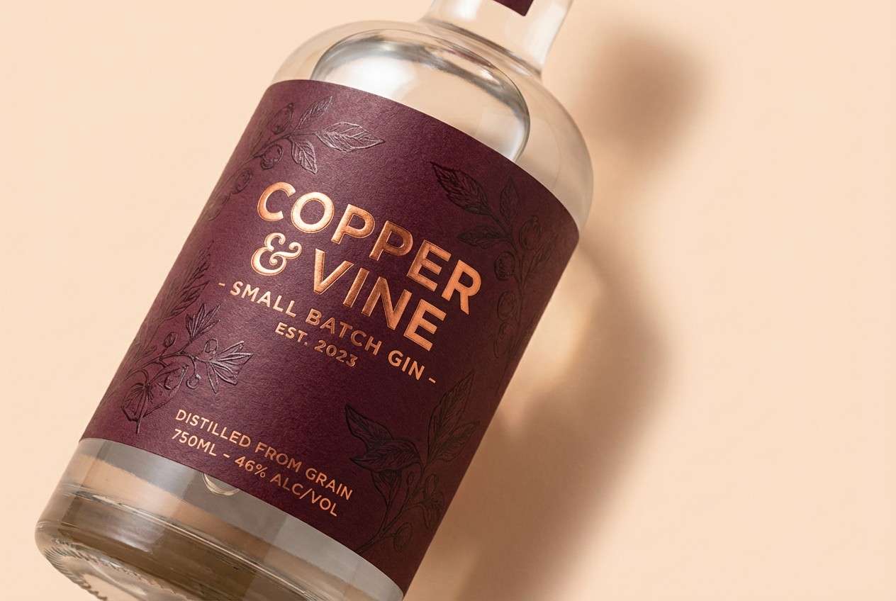 spirits label mockup