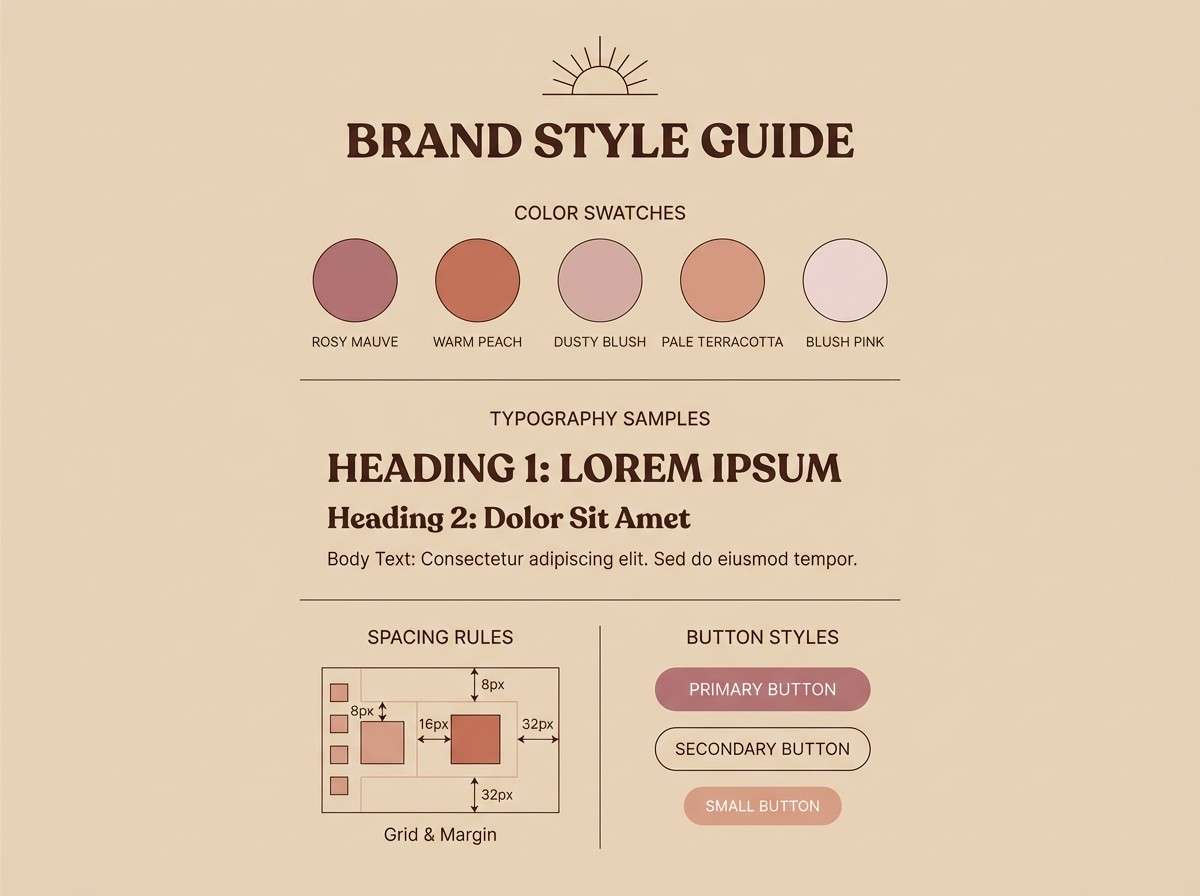 brand style guide layout