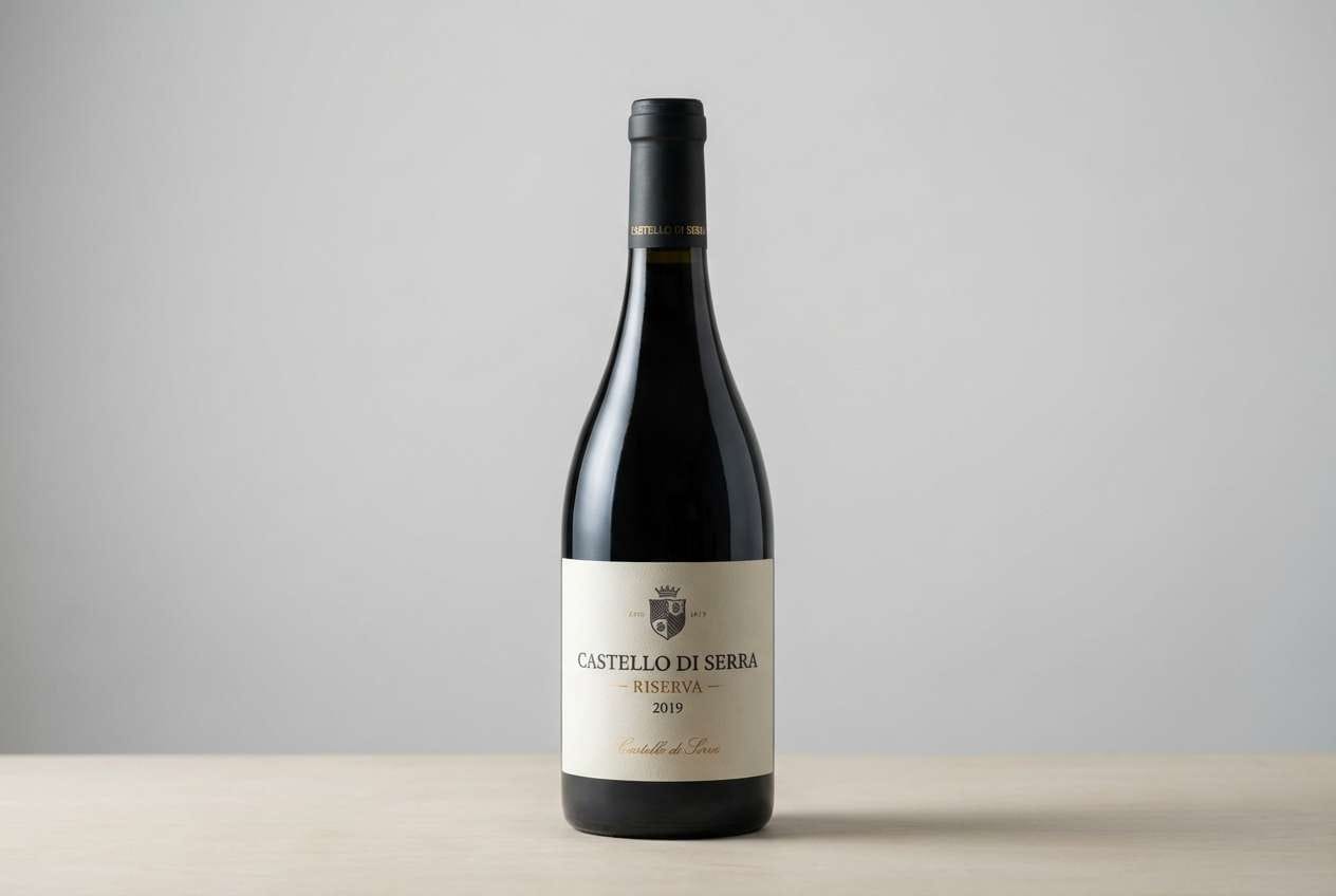 premium wine label mockup