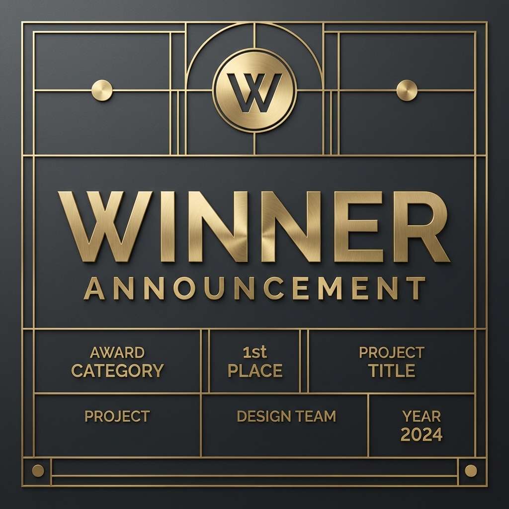 dark winner announcement graphic