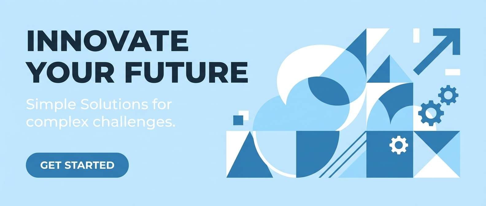 blue promo banner design