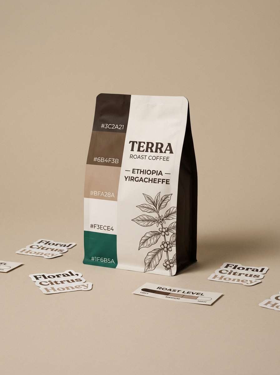 artisan coffee bag packaging