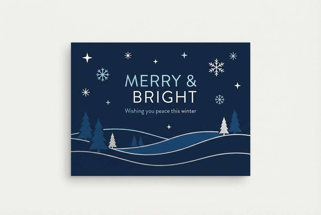 winter holiday card