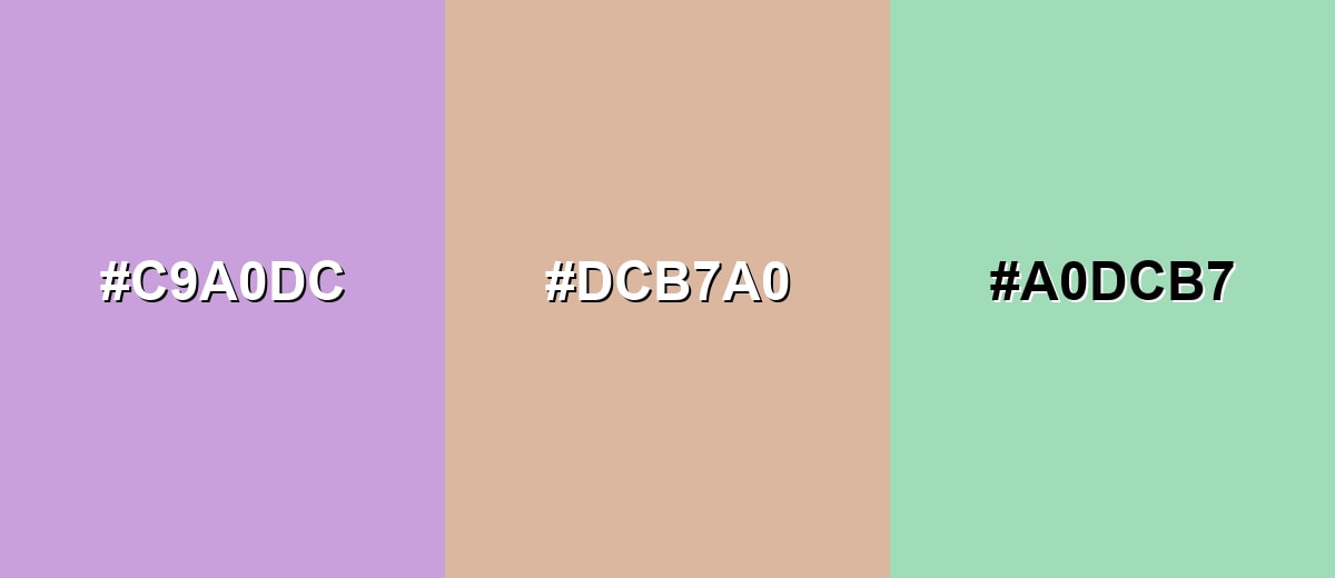 triadic combinations of wisteria-color