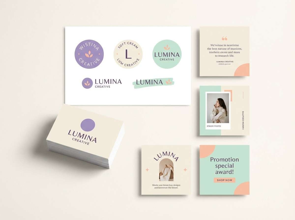 soft lilac brand kit