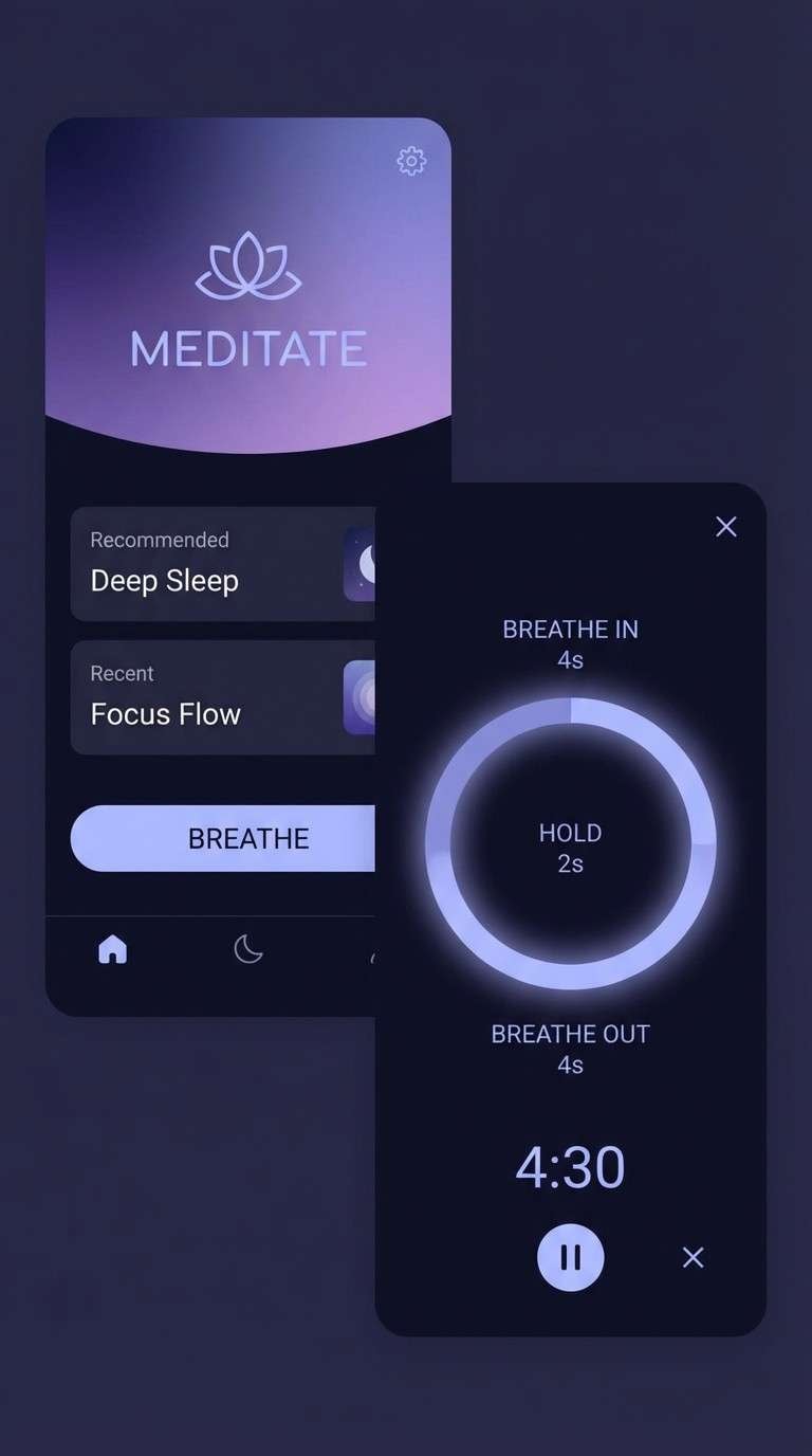 celestial meditation ui