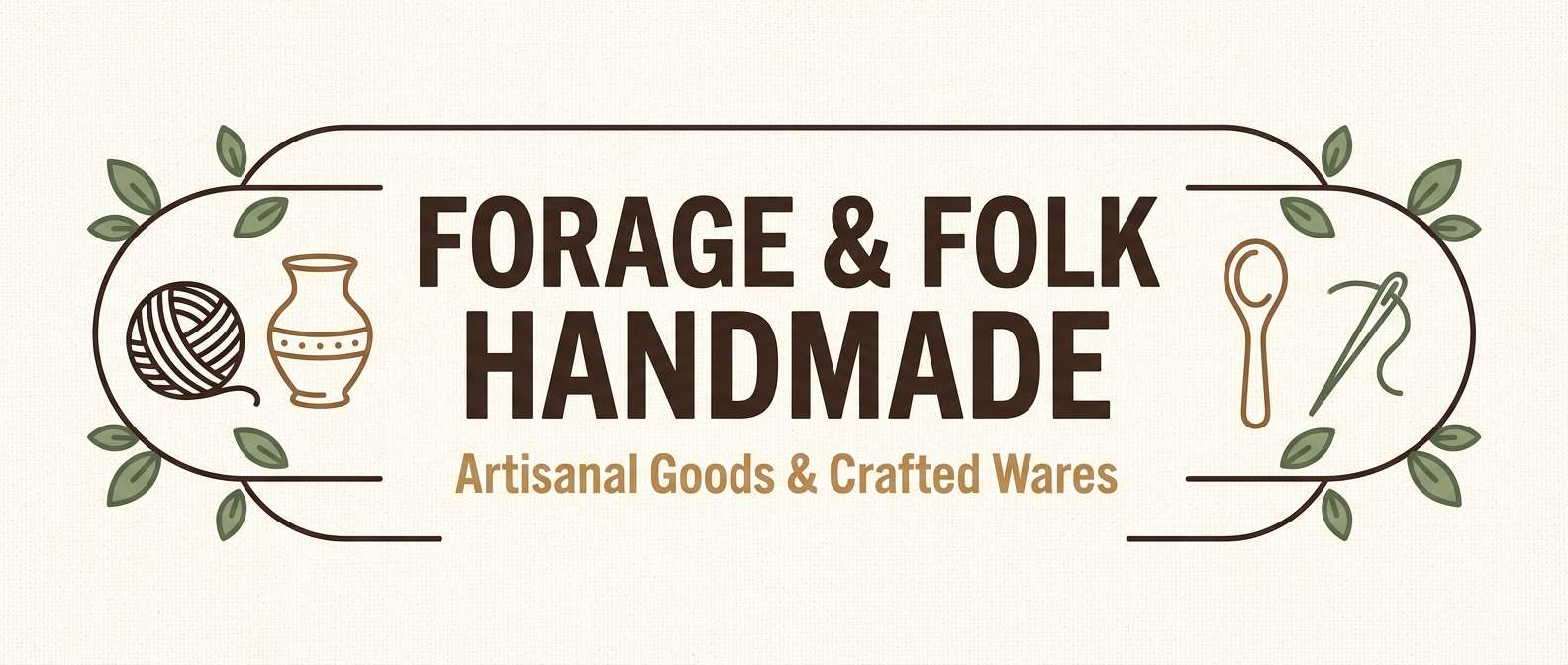 shop banner in warm neutrals