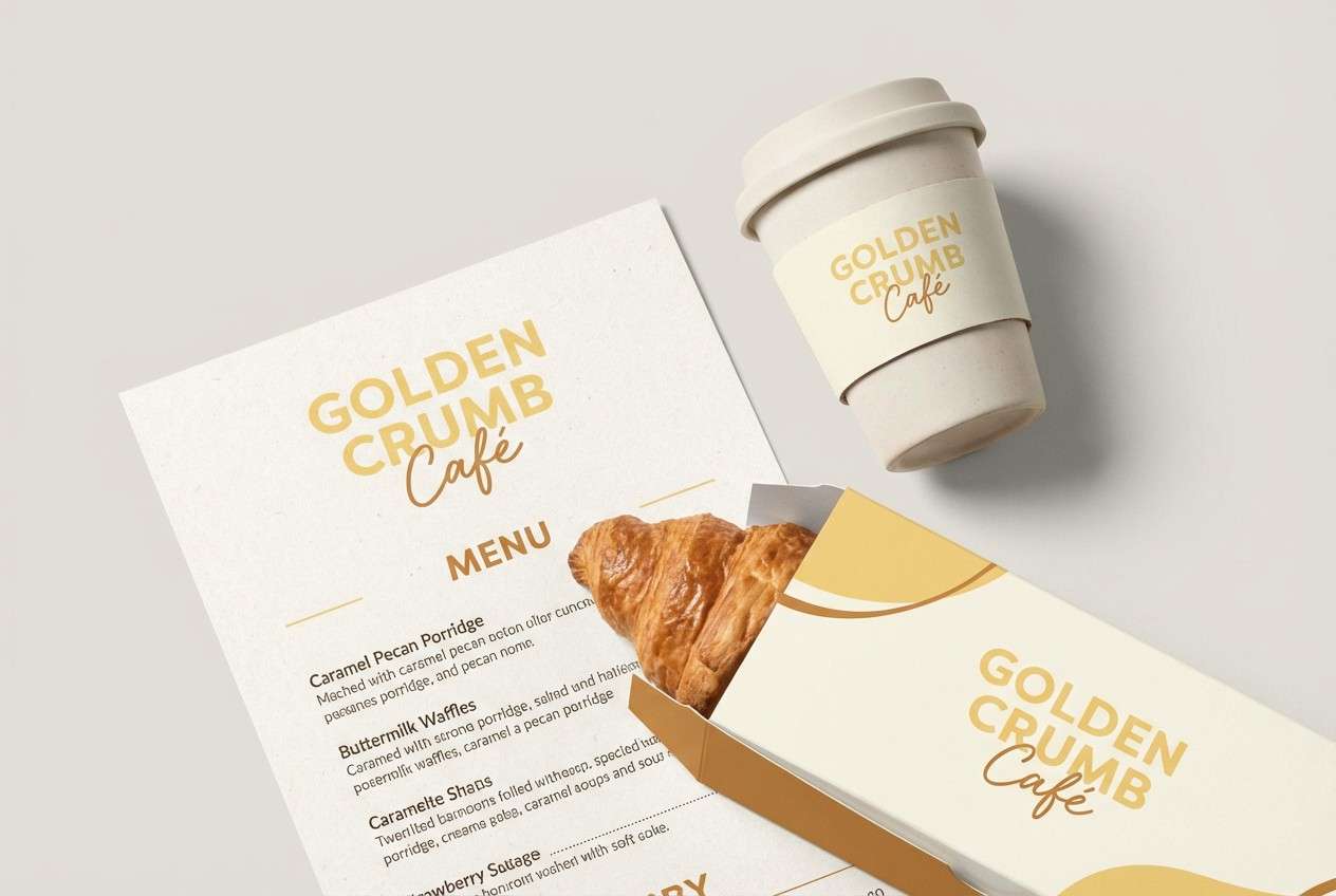 cafe branding set