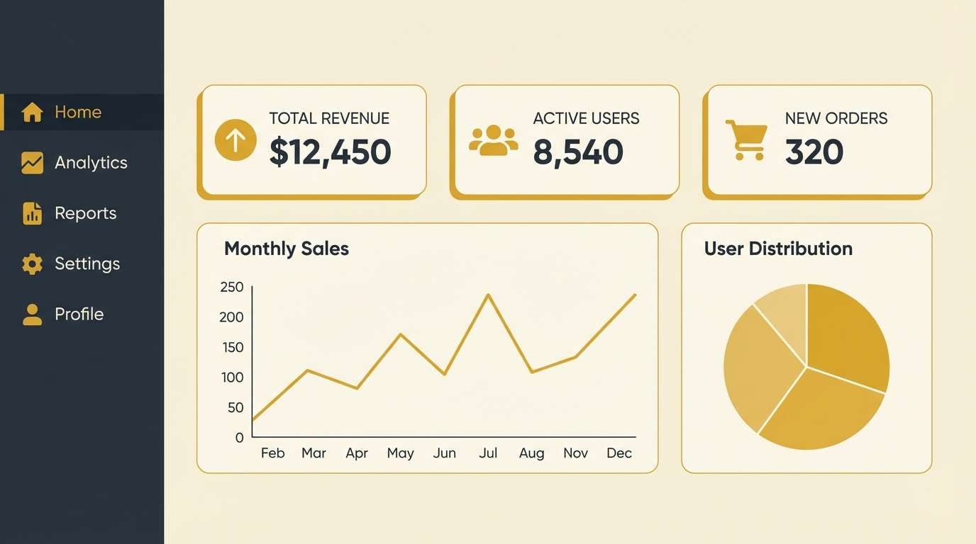 analytics dashboard ui