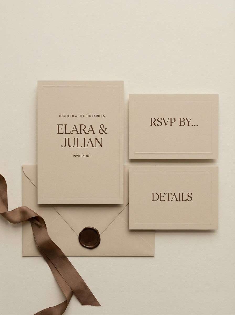 wedding invitation suite