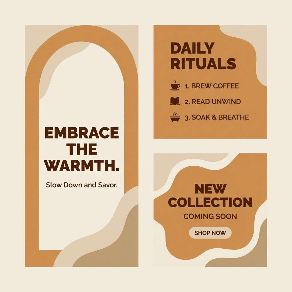 fall social templates