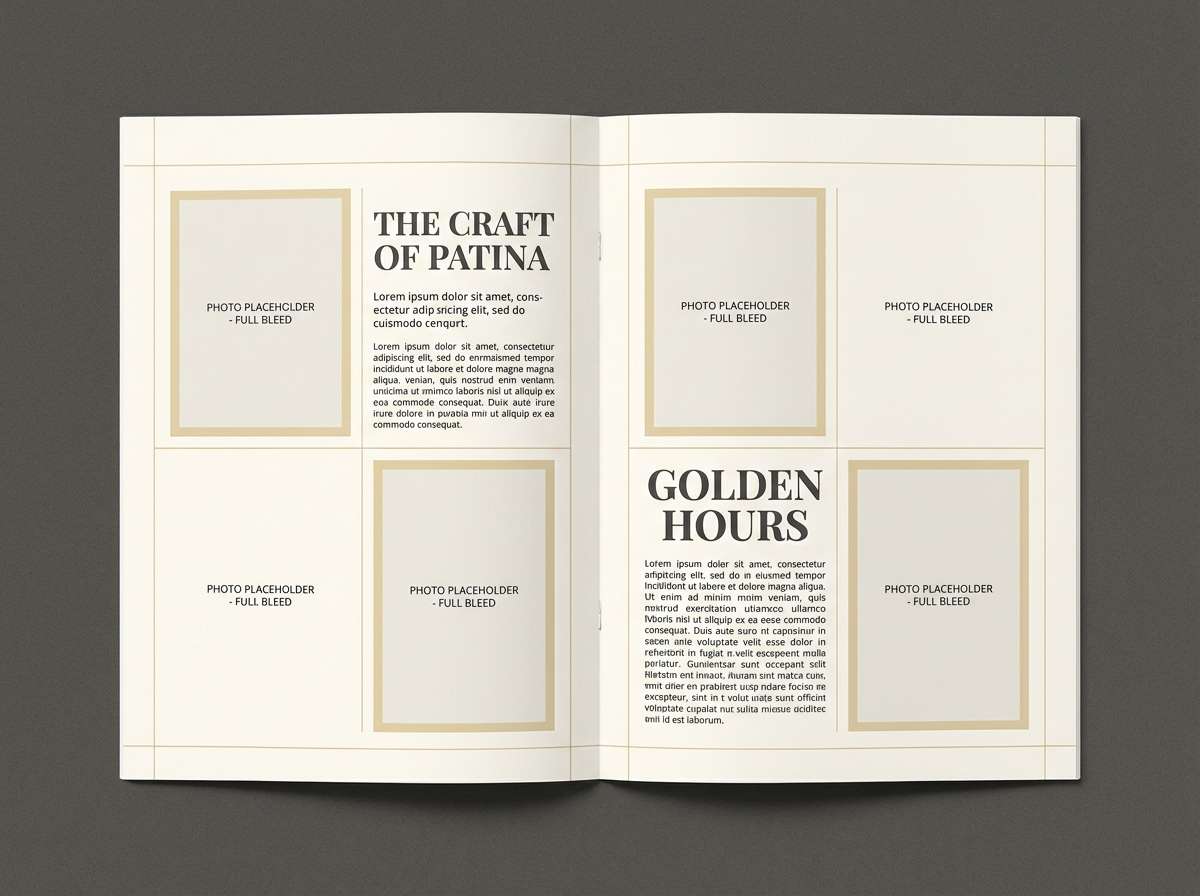 editorial spread layout