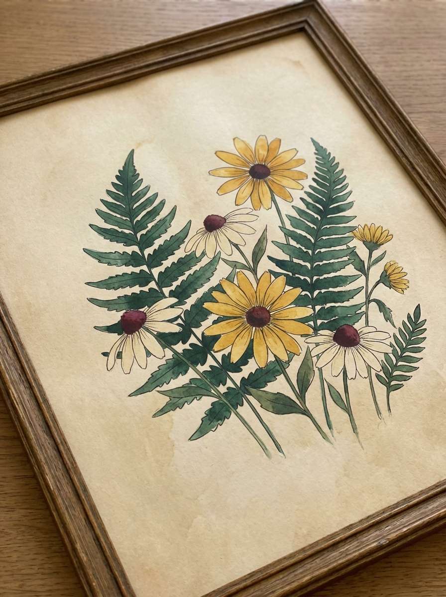 watercolor botanical print