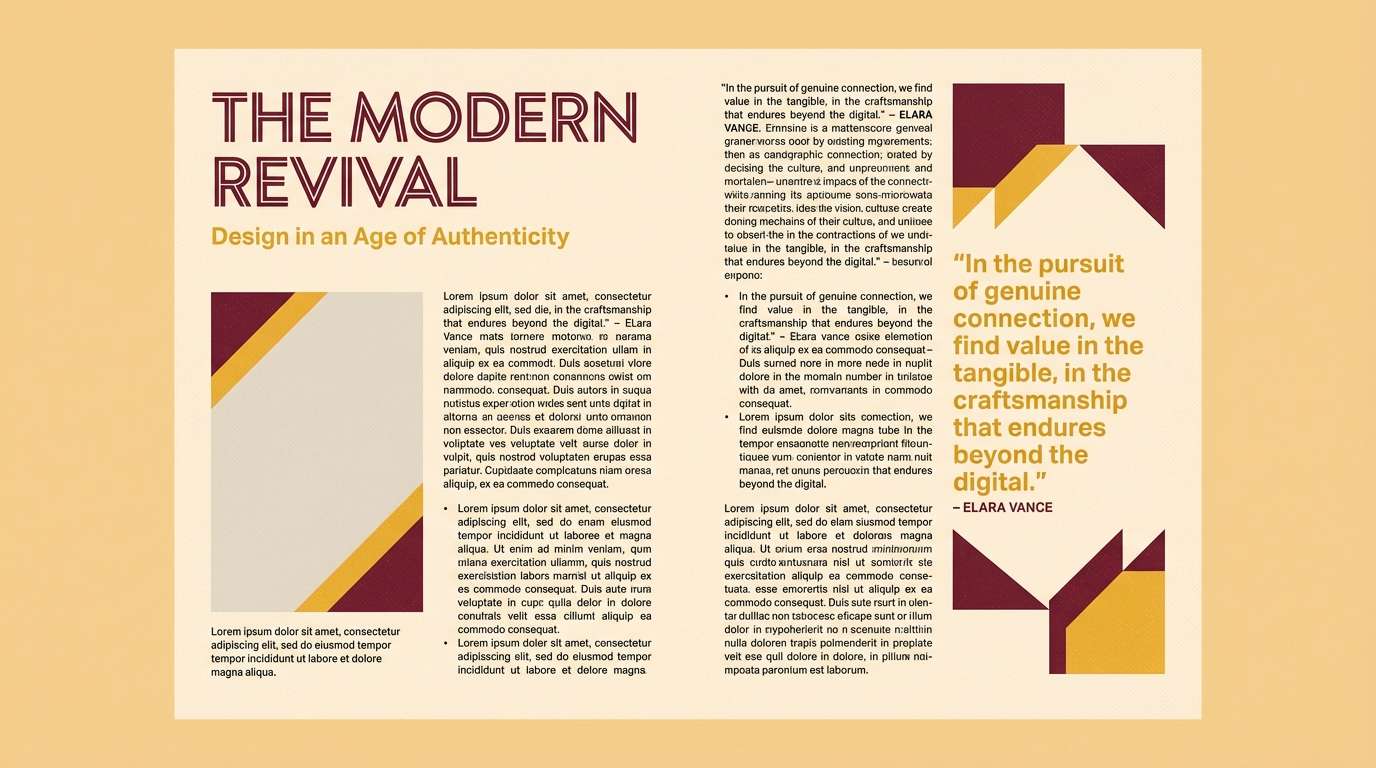 magazine feature layout