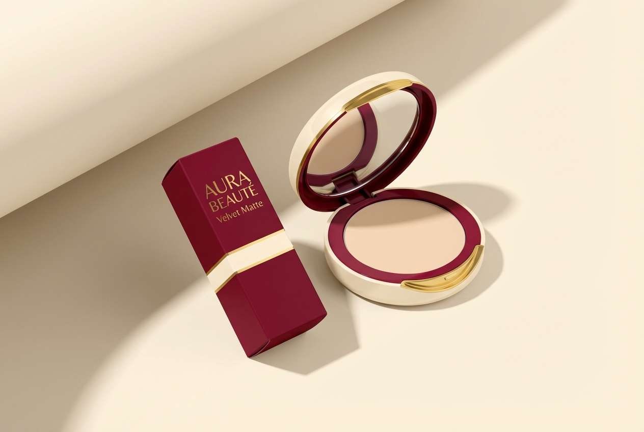 cosmetics packaging studio shot