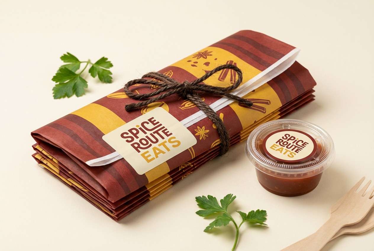 street food packaging set