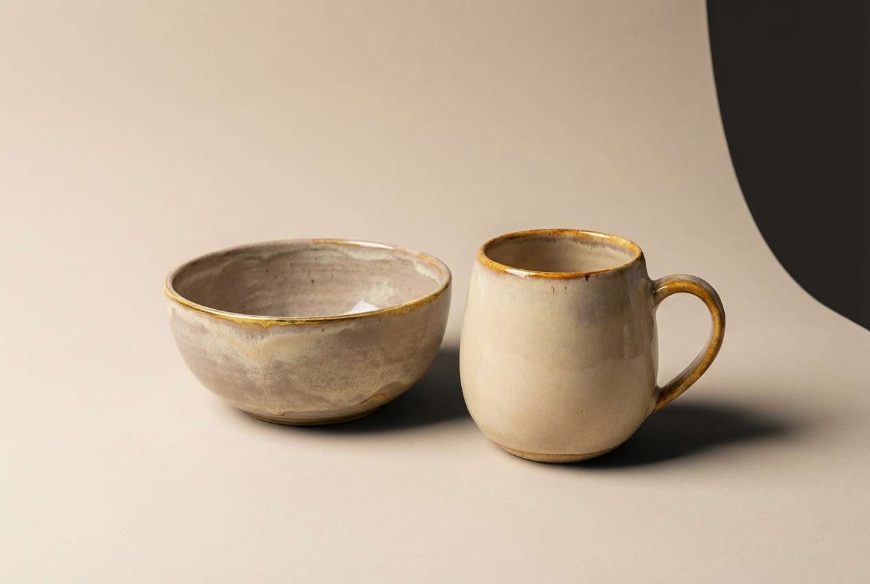 handmade ceramics product ad