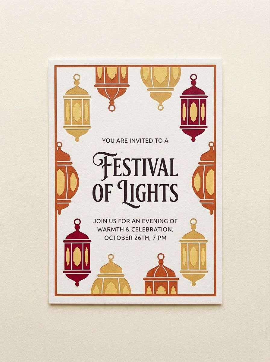 festival invitation card