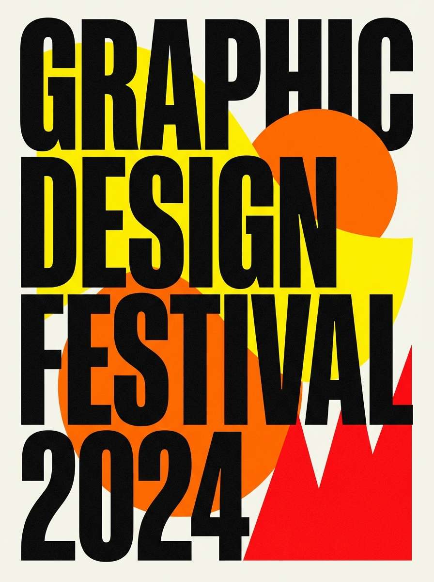 bright summer event poster