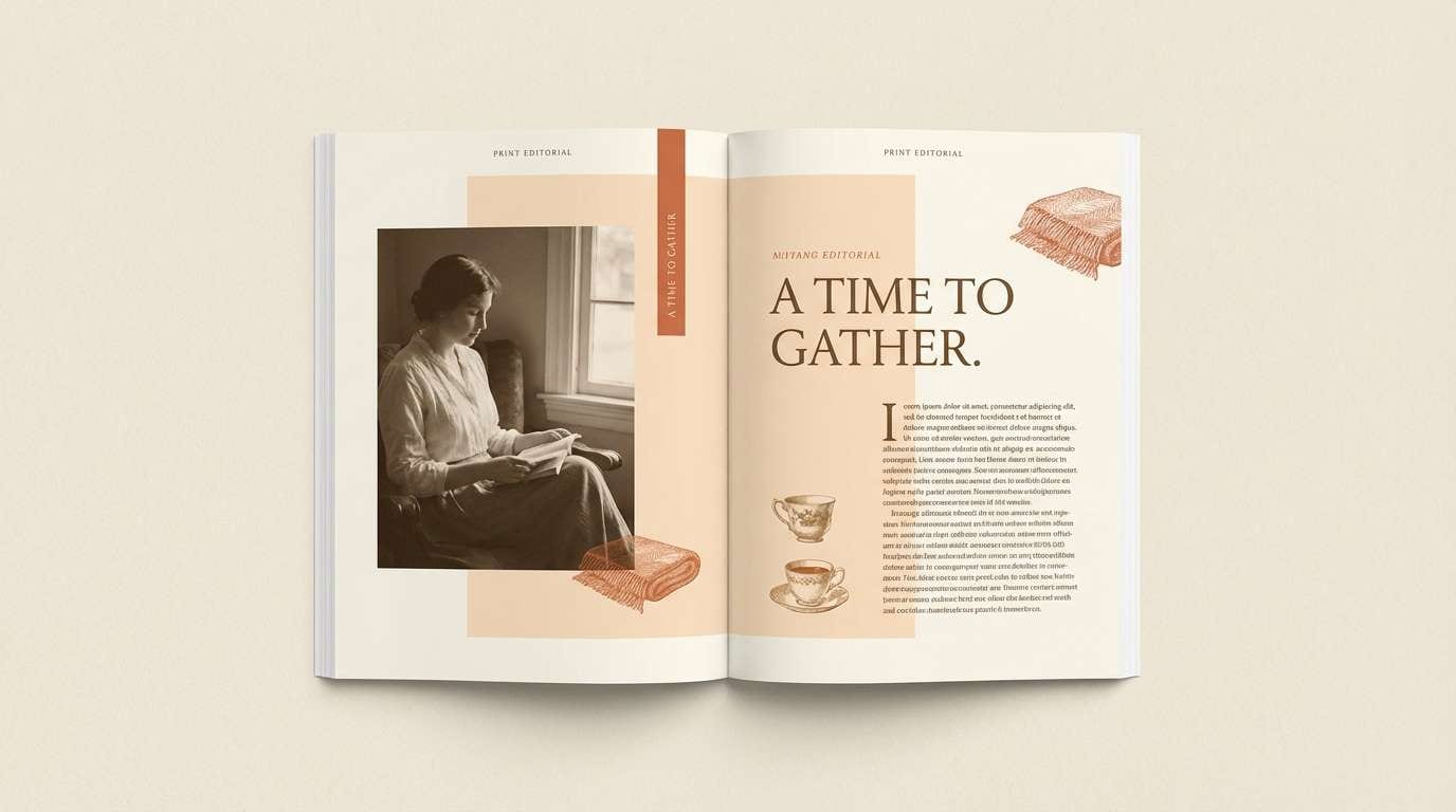 vintage marmalade editorial spread