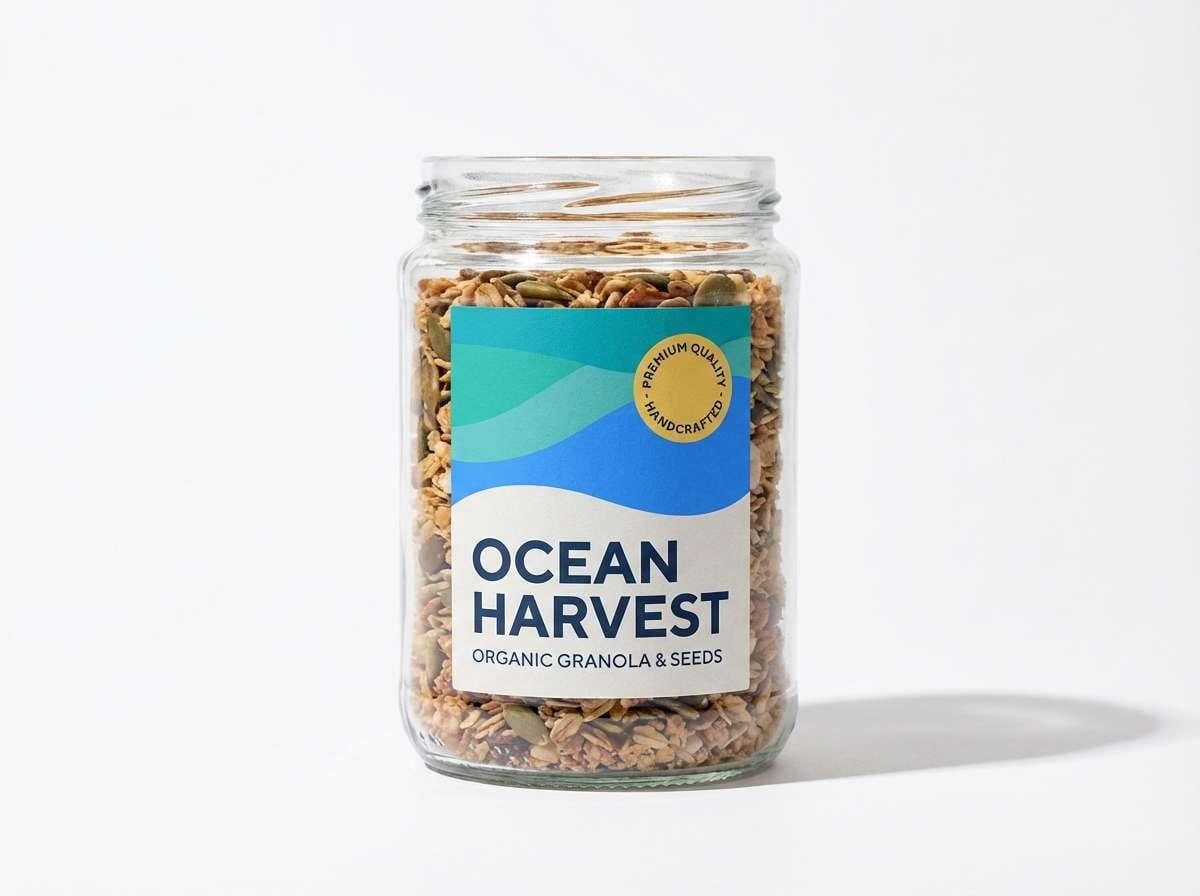 food jar label studio