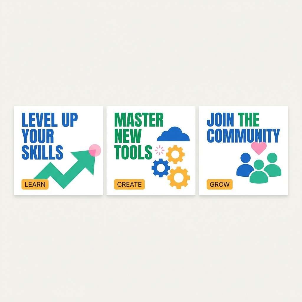 promo carousel graphic panels