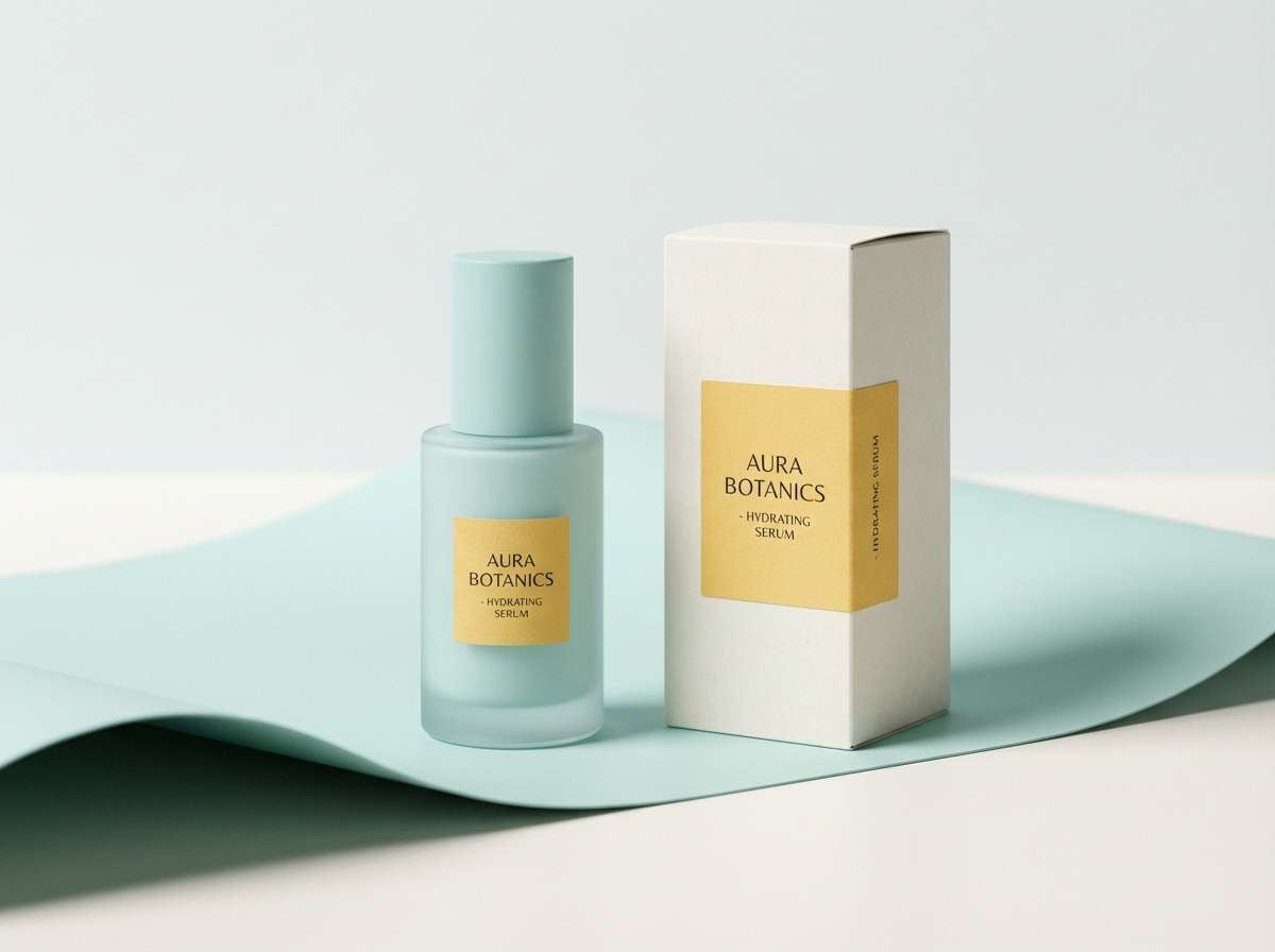 minimal skincare studio shot