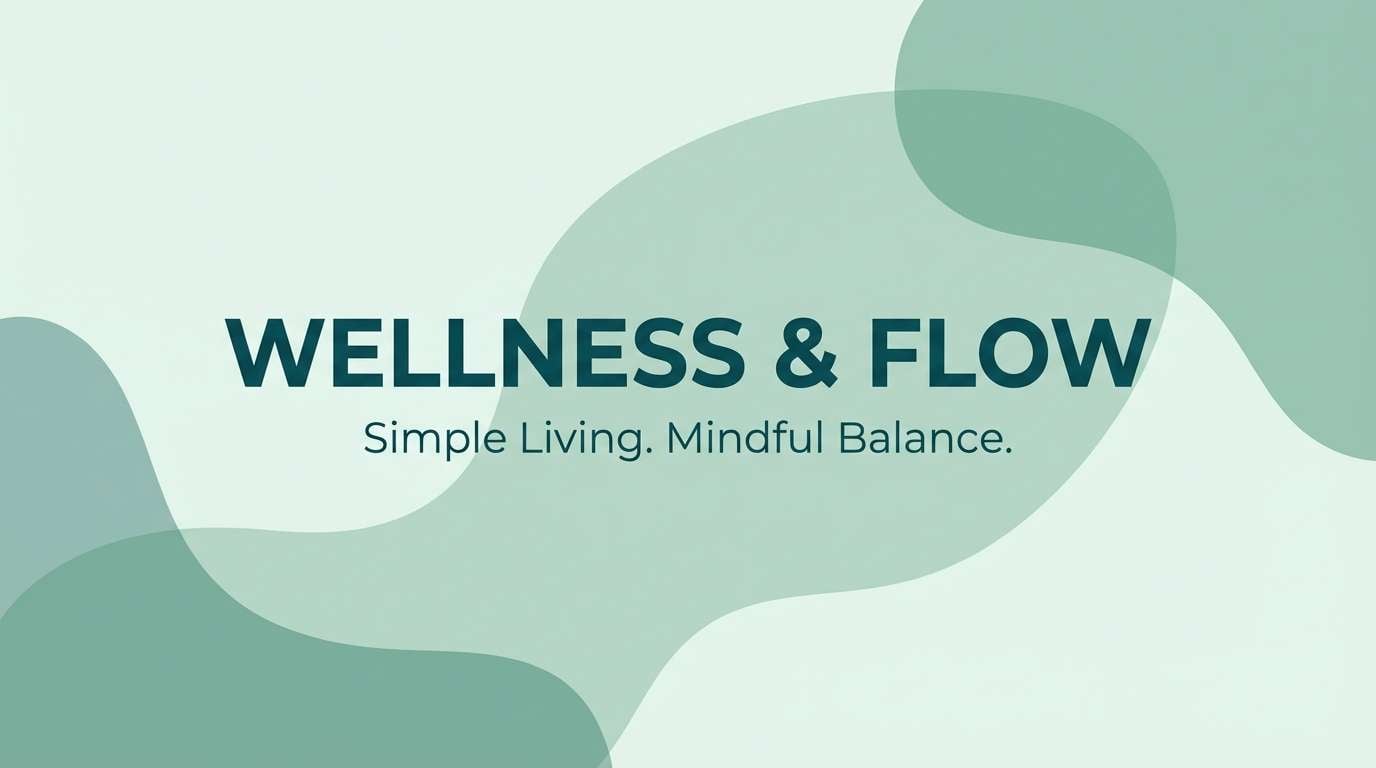 wellness header in sea greens