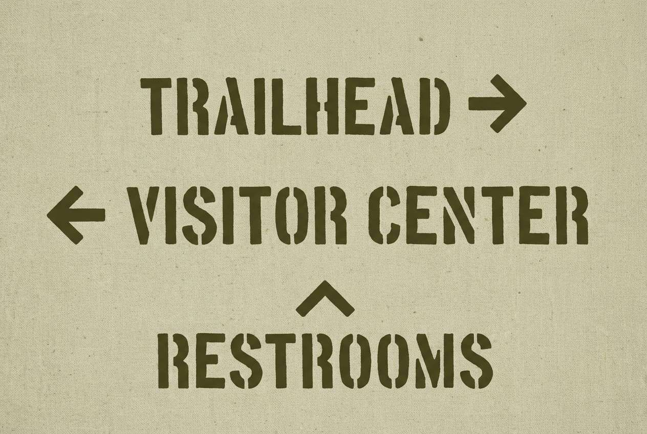 wayfinding sign graphic