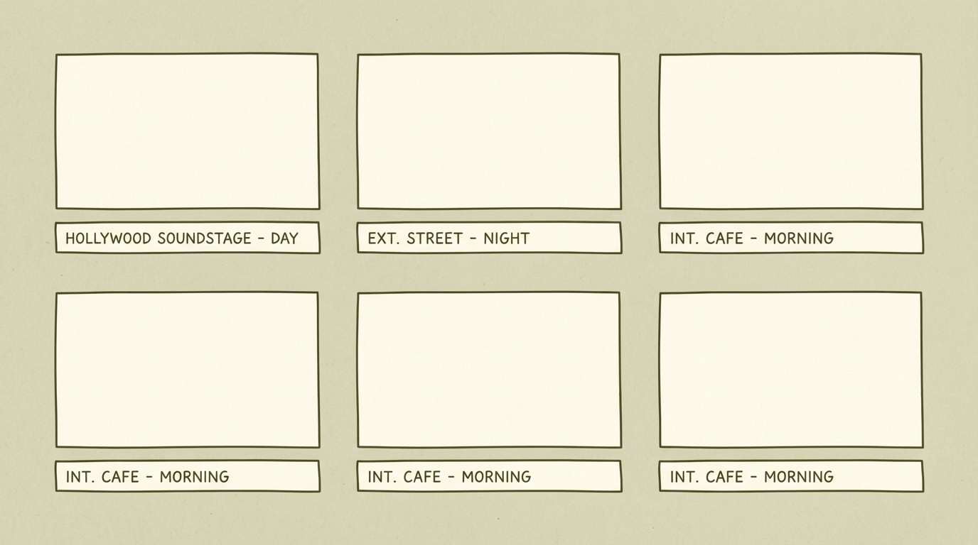 storyboard frame layout