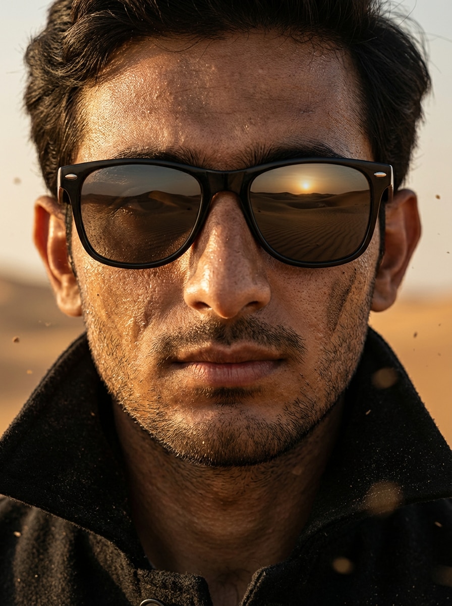 Hands raised pose Dhurandhar – AI prompt sample