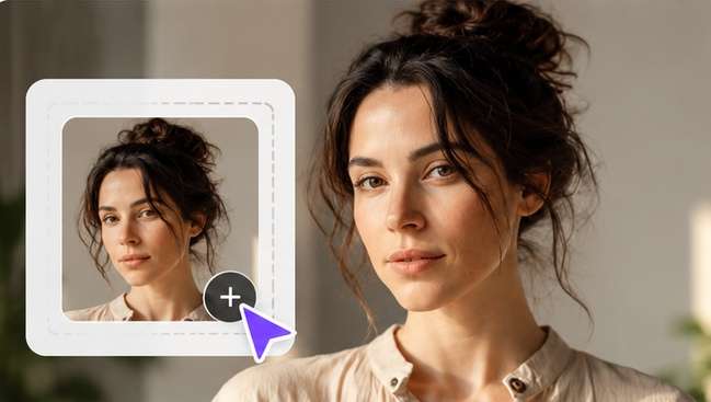 Illustrative Media.io creation workflow graphic, not a Remaker AI product screenshot