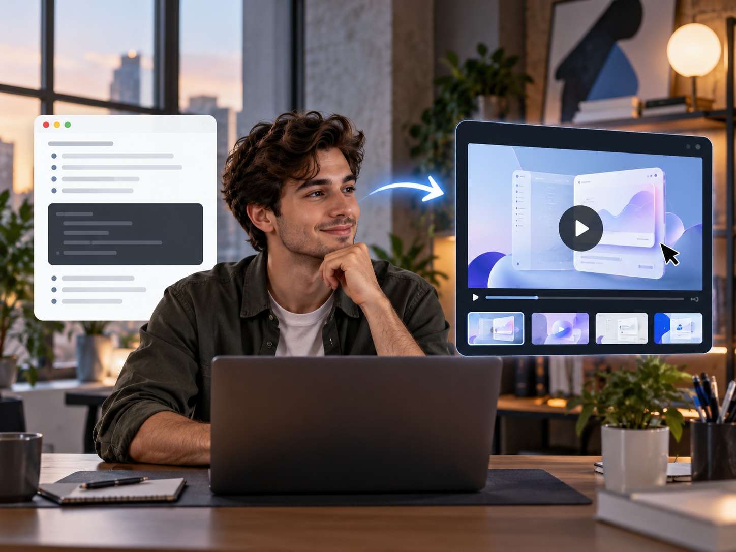 README to video
