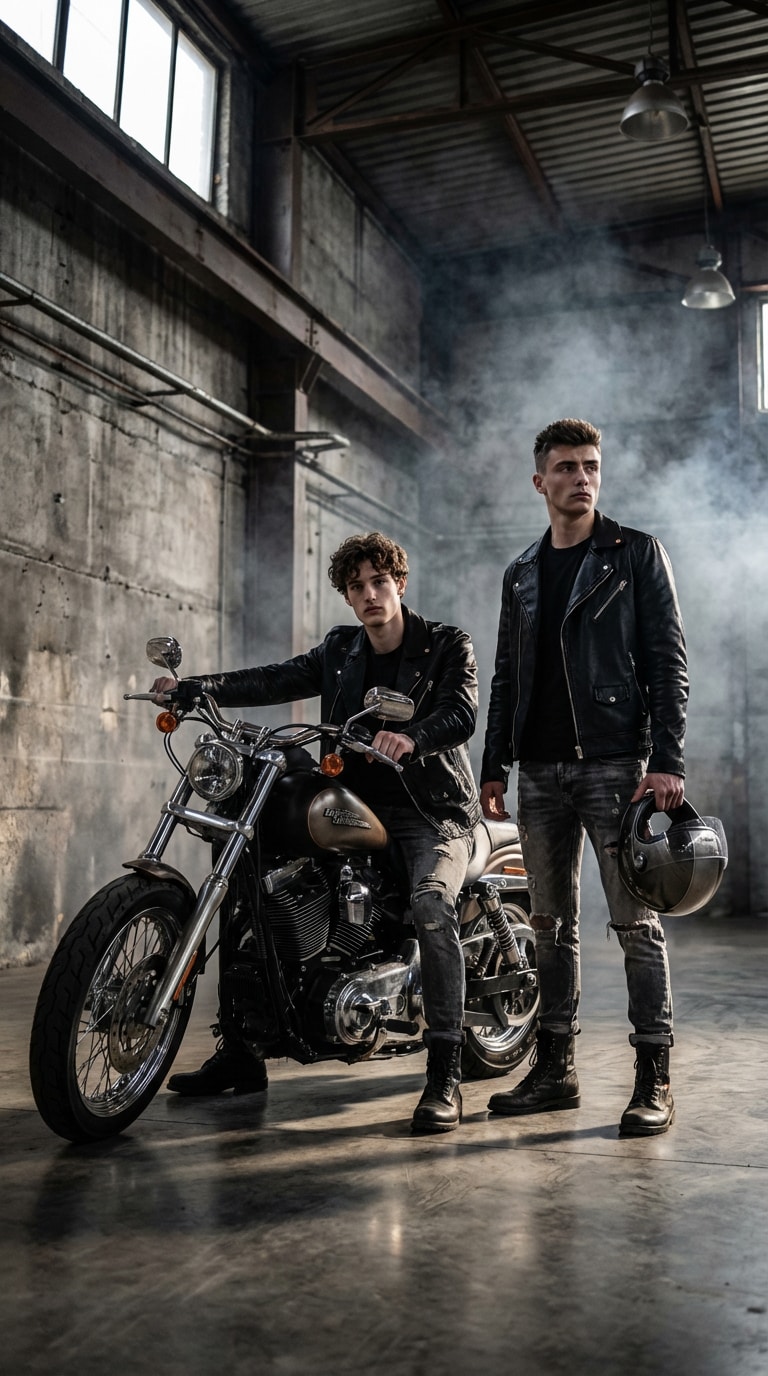 2 friends prompt for gemini boy