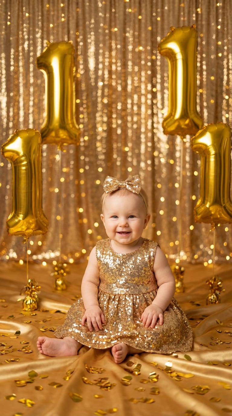 ai baby birthday photo prompt