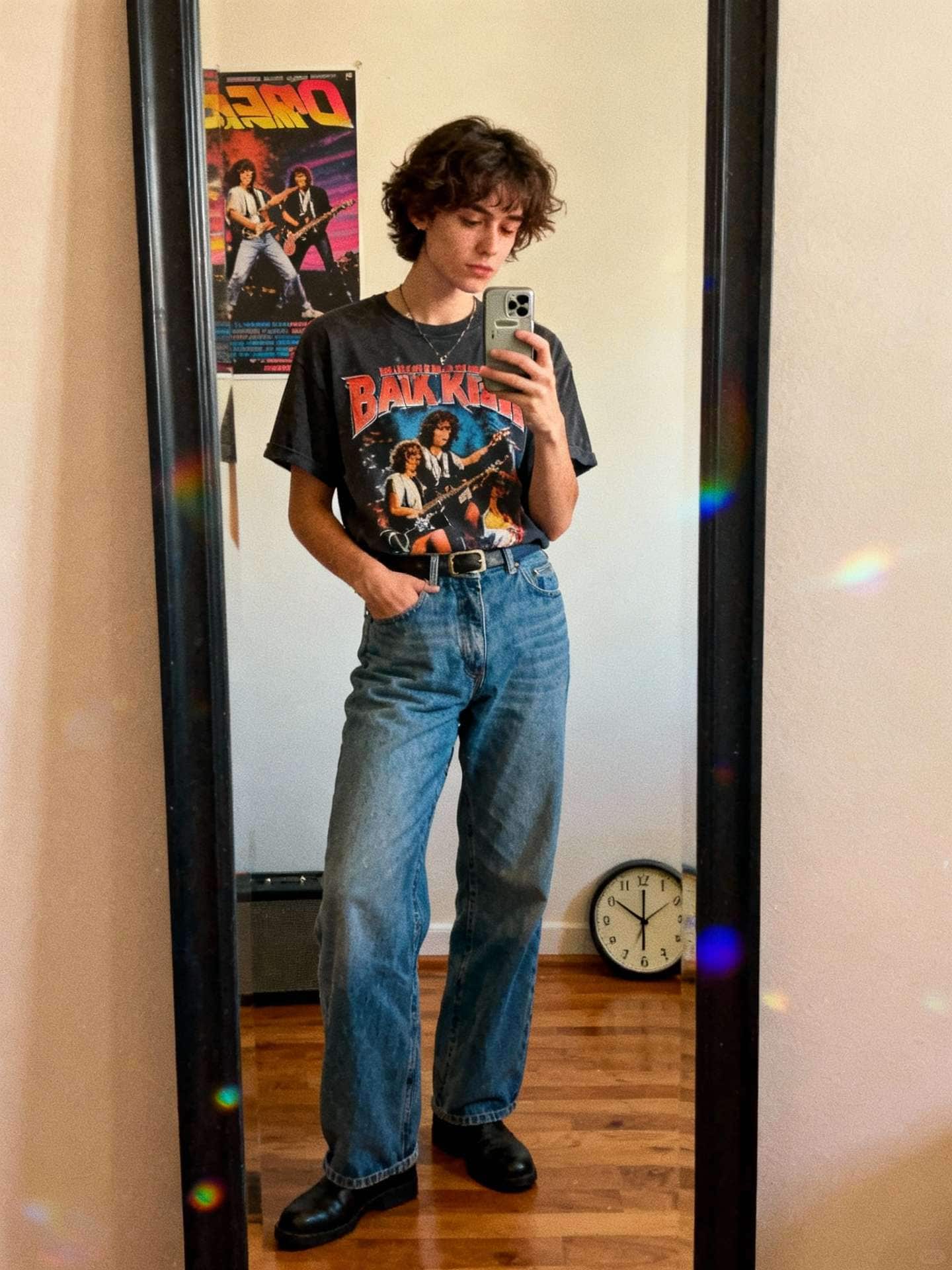 Gemini AI Retro Mirror Selfie