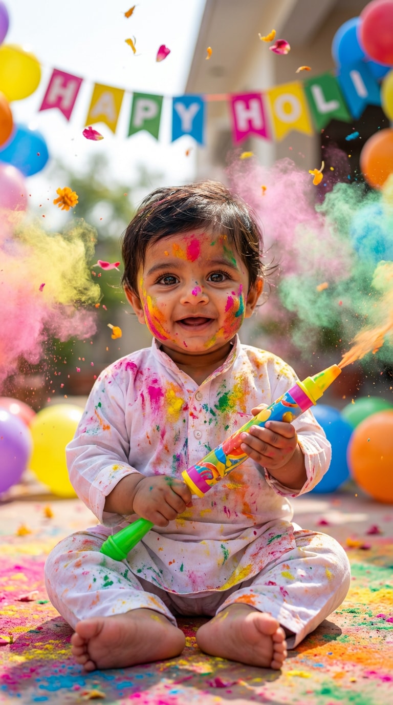 holi baby prompt