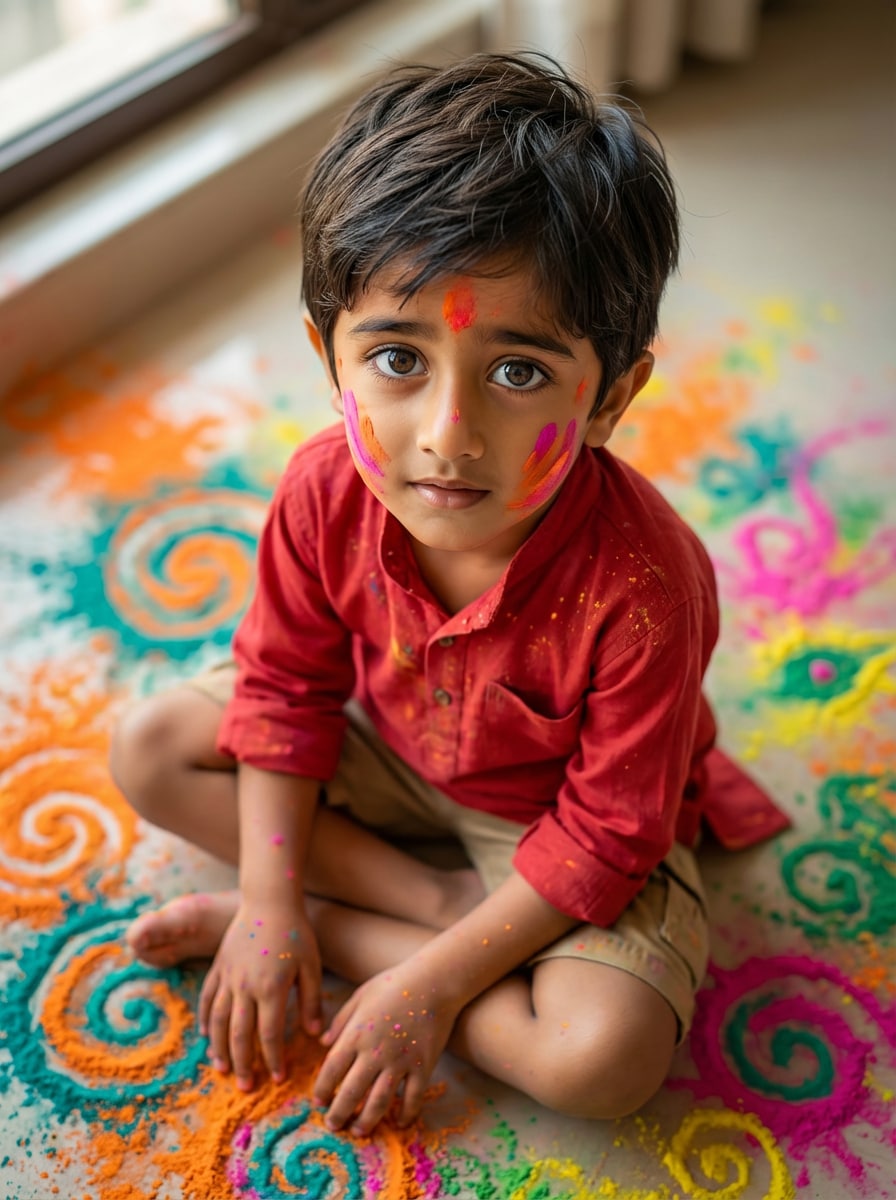 gemini holi baby photo prompt