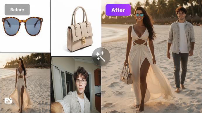 ai multi-image composition online