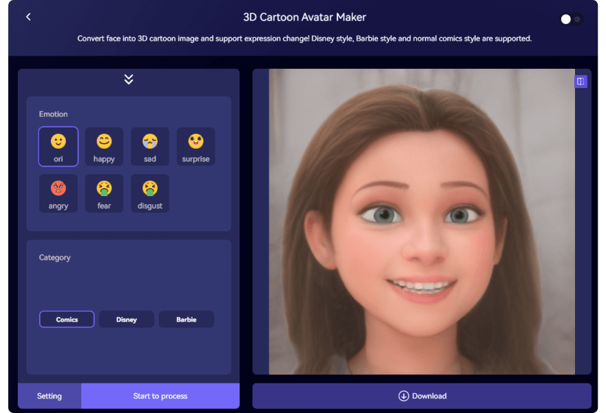 3D Virtual avatar and Facial Animation Software