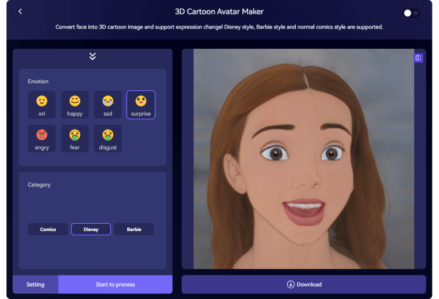 Princess Avatar: Create a Face!