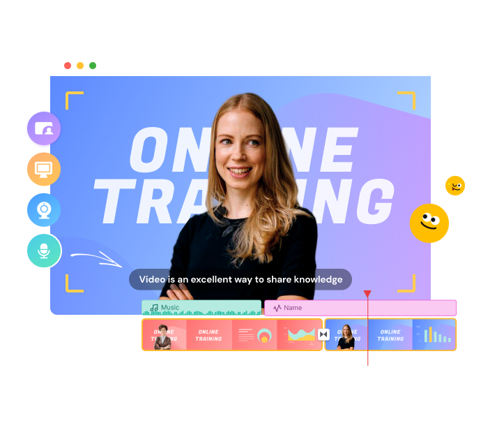 Media.io free online training video maker