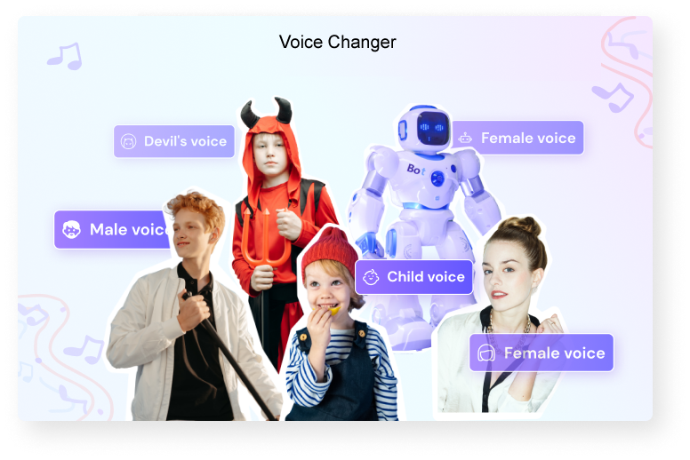 klip bille Smøre Online Voice Changer - Turn Male Voice to Female Voice Free