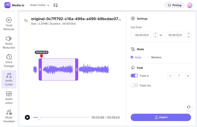 Free Online Audio Cutter & MP3 and Any Audio Files Easily