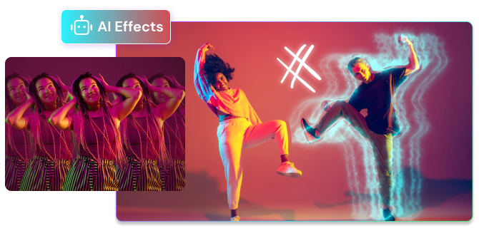 Agregar efectos de vídeo creativos a los vídeos de TikTok en formato MP4